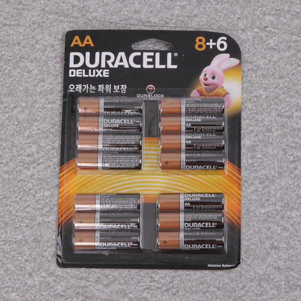 (건전지)듀라셀 AA 디럭스8+6