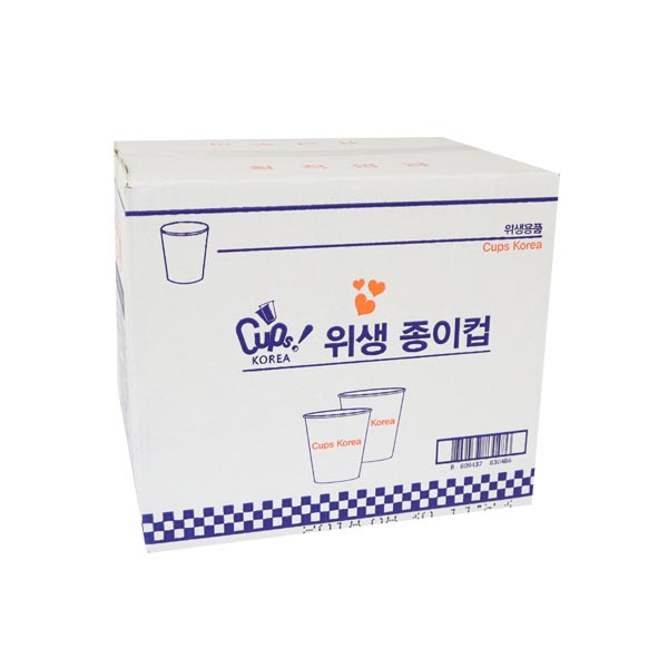 (차량배송)컵스코리아 위생종이컵 (50px20줄)184ml