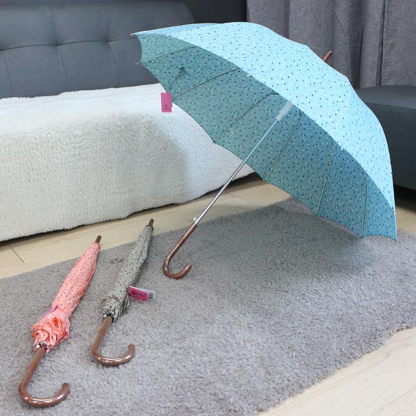 자동 모던 도트 장우산(색상랜덤)