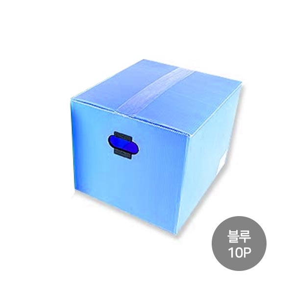 (차량배송) 피피박스 (왕대) 블루 10p
