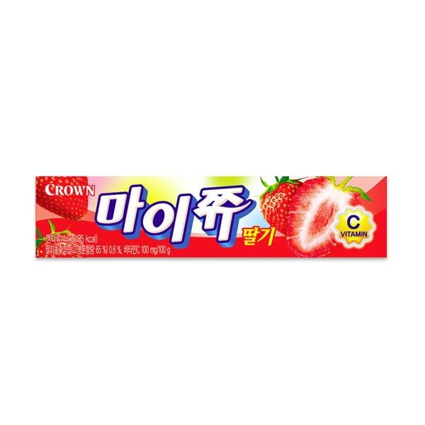 크라운 마이쮸 딸기 스틱 44g