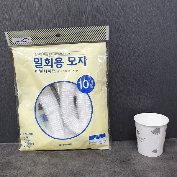 니즈 일회용 비닐 샤워캡(10개입)