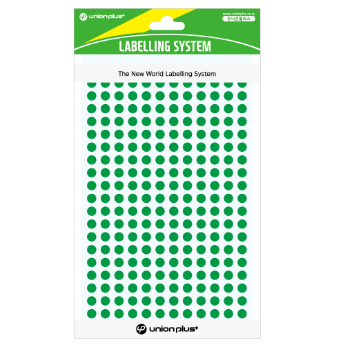 원형스티커 일반 (303-3 녹색)
