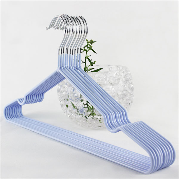 ABM 논슬립 코팅 옷걸이(대) 블루 20개입