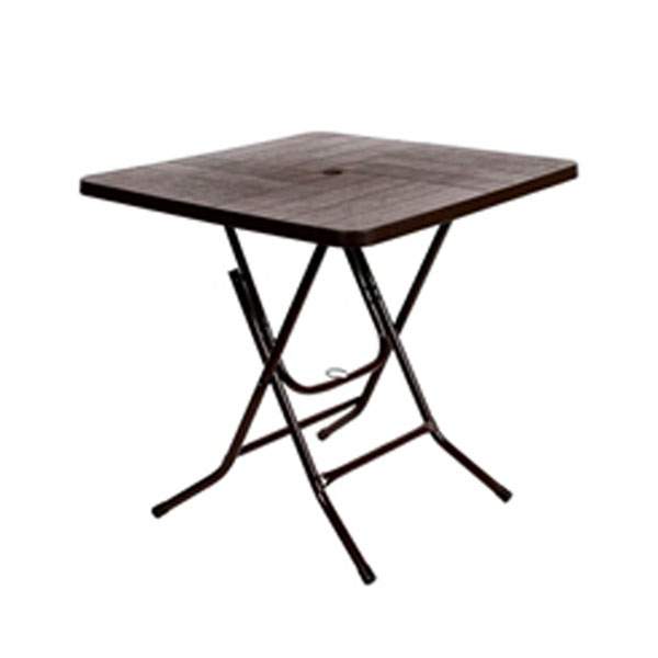 (차량배송)브라운 사각 테이블(74x74cm)
