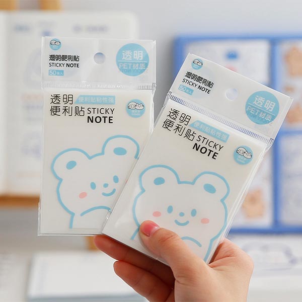 ABM 투명 점착 메모지(7x8.5cm)