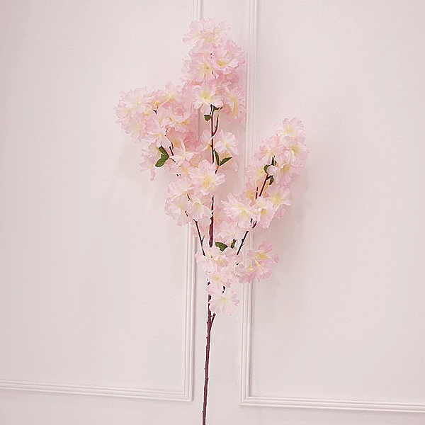 (차량배송)신가지벚꽃 조화부쉬 110cm(색상랜덤)