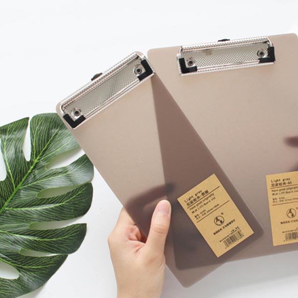 ABM간이 영수증 클립보드 브라운