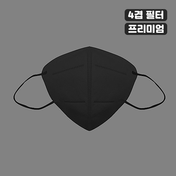 에이앤피 마스크 KF94 대형 5매입(검정색)