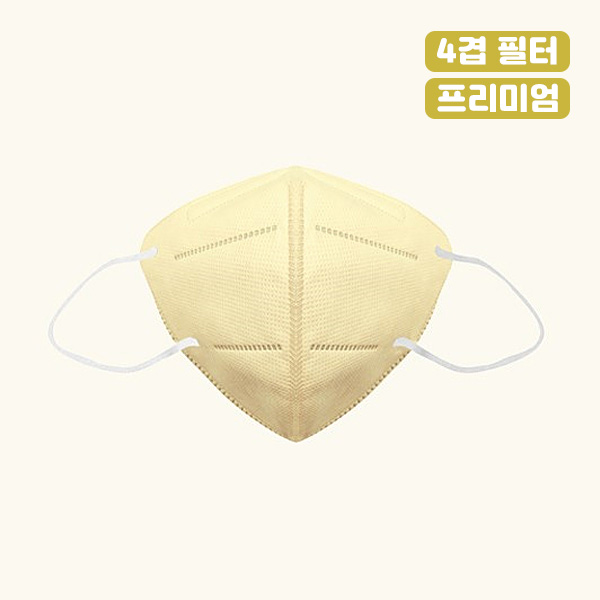 에이앤피 마스크 KF94 중형 5매입(노란색)