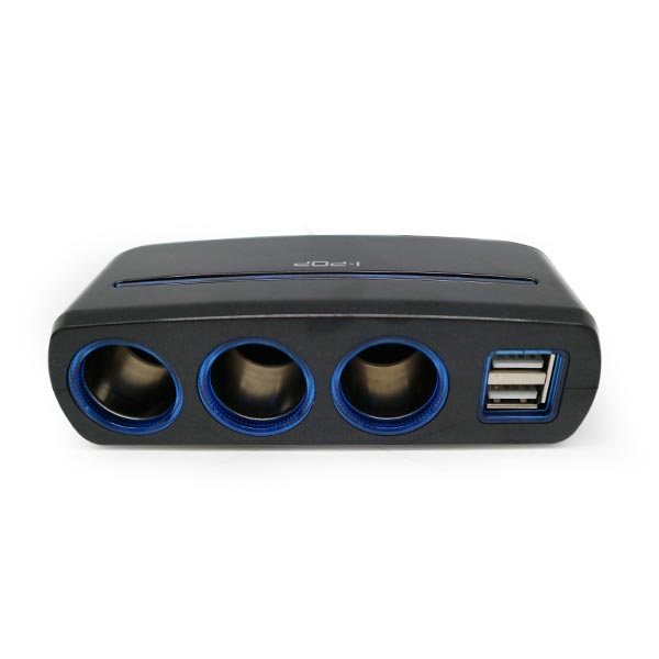 카렉스 아이팝 블루라인 듀얼 USB&3구소켓
