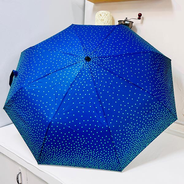 도트 그라데이션 3단 우산 55x8(색상랜덤)