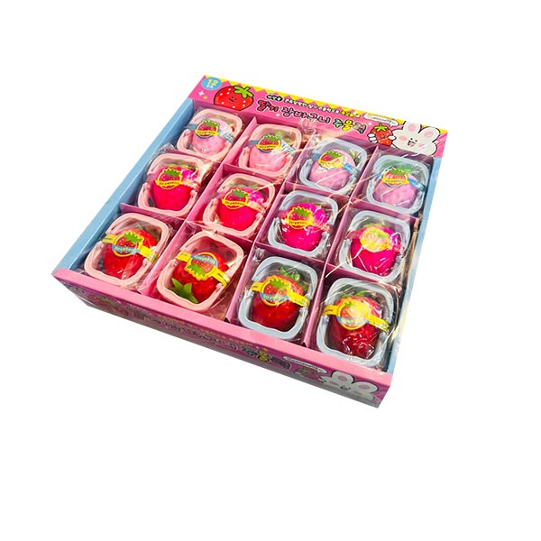 딸기 장바구니 주물럭(색상랜덤) 12개