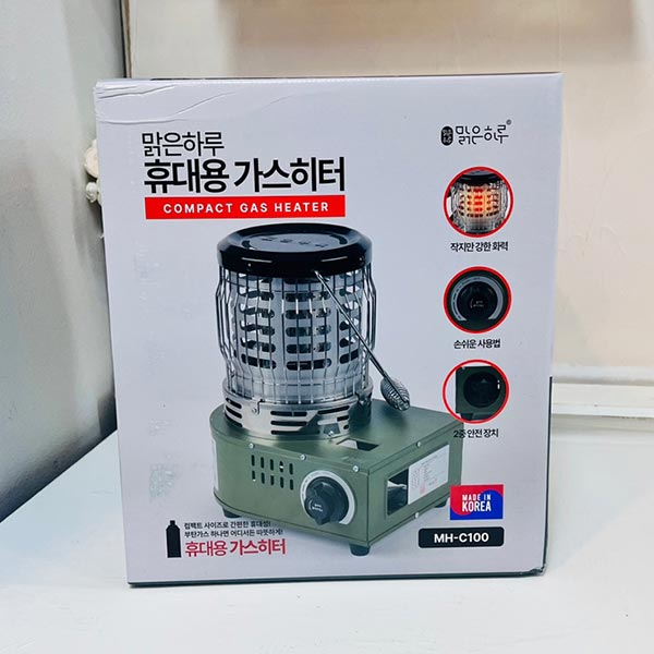 맑은하루 휴대용 가스히터 부탄가스 난로 MH-C100