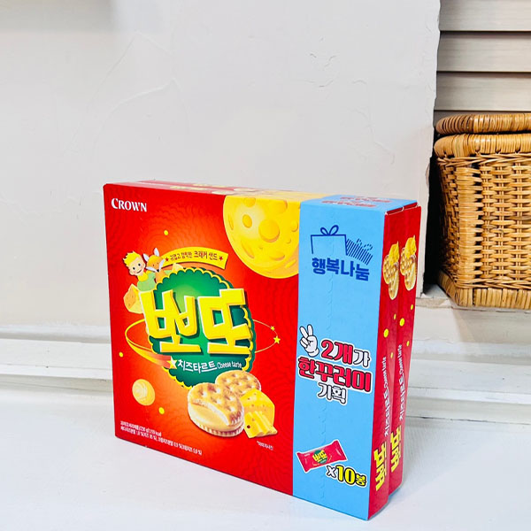 ★크라운 뽀또 치즈타르트 230g 2번들