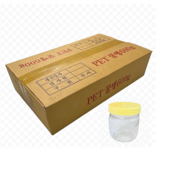(박스판매)대원꿀병 600g 15개입