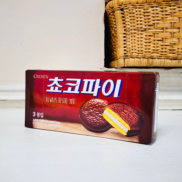 크라운 쵸코파이 3봉입 105g