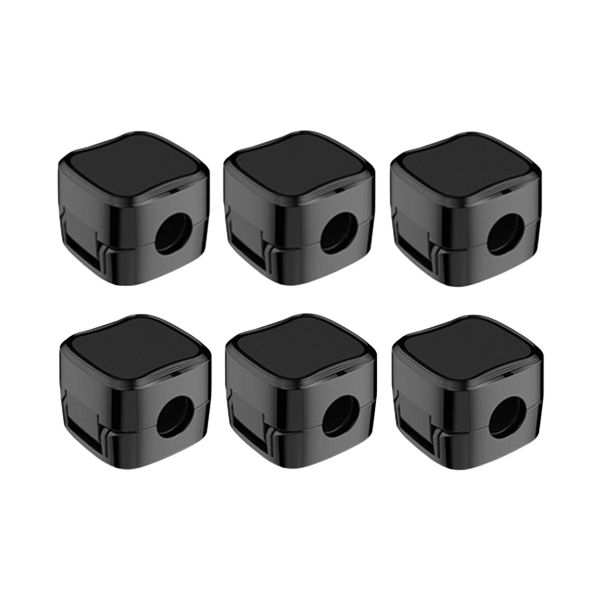 ABM아크릴 칼라 케이블 고정클립 6입 블랙