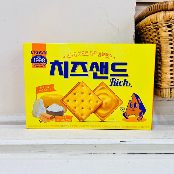 크라운 치즈샌드 Rich 180g