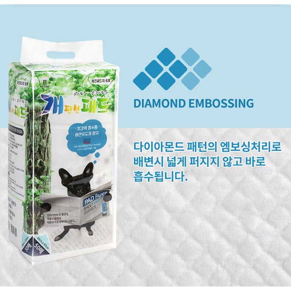 개편한 패드  43x53cm 50매