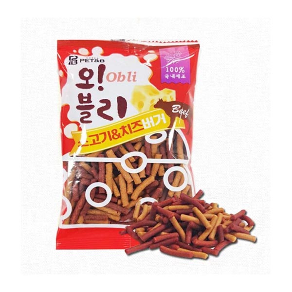 ★오!블리 소고기 치즈버거 100g