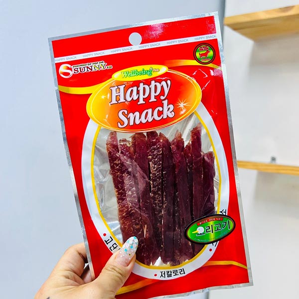 ★써니 해피스낵 오리고기 70g