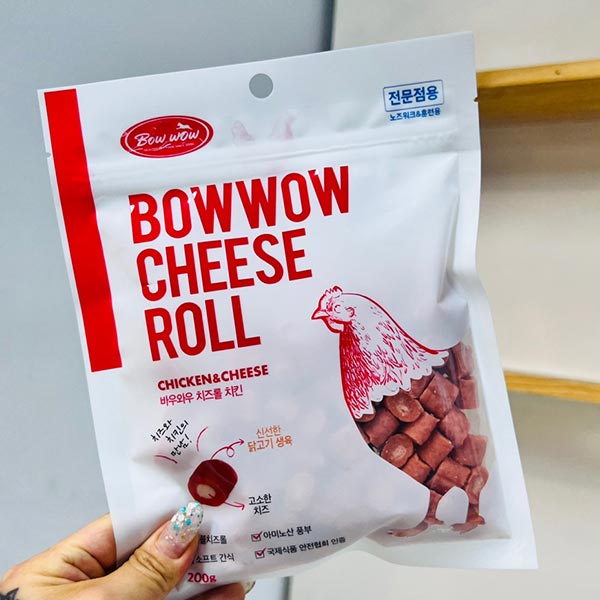★바우와우 치즈롤 치킨 200g