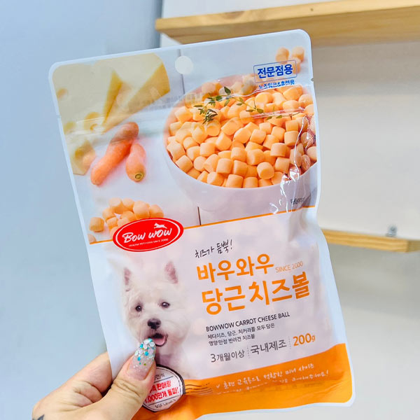 ★바우와우 당근치즈볼 200g