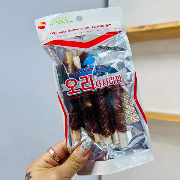 ★써니 오리 사사미껌 오리딩고껌 6p