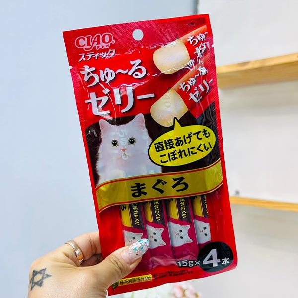 ★챠오이나바고양이츄르14gx4P참치스틱