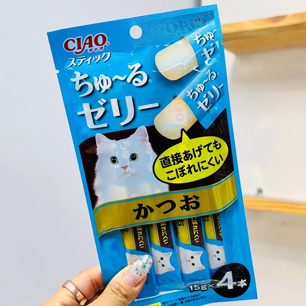 ★챠오이나바고양이츄르14gx4P가다랑어스틱