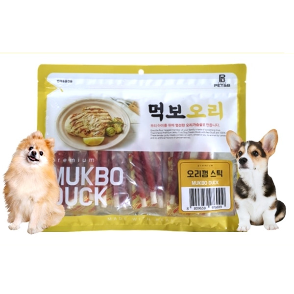 ★먹보 오리 오리껌 스틱 300g