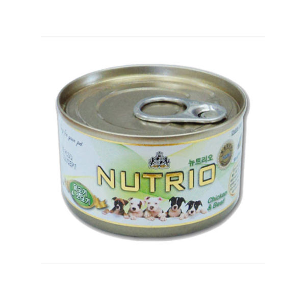 ★뉴트리오 강아지 캔 닭고기+소고기 100g