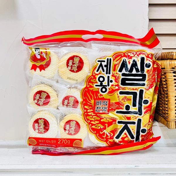 (온라인판매금지)★제왕 쌀과자 바삭한맛 270g