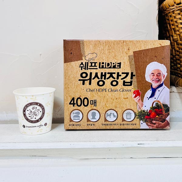 쉐프 위생장갑 400매