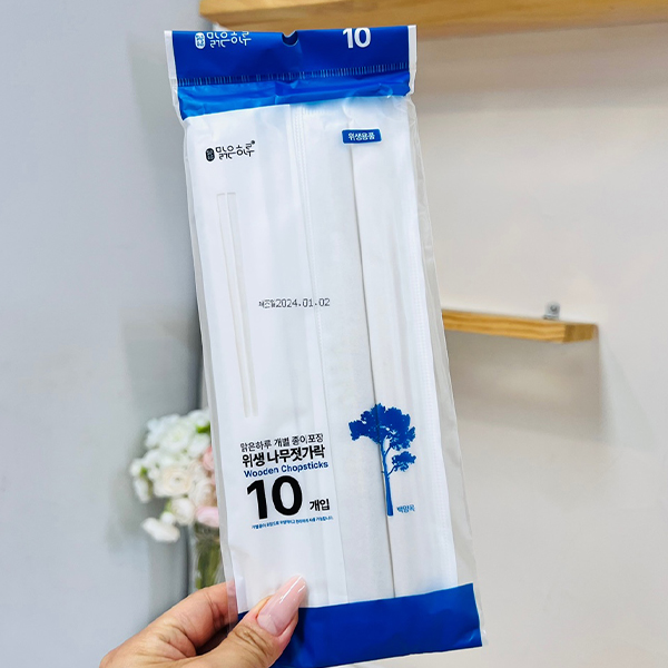 맑은하루 위생 나무젓가락  10P