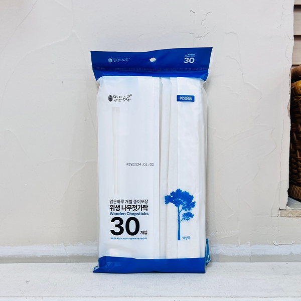 맑은하루 위생 나무젓가락 30P 맑은하루 위생 나무젓가락 30P