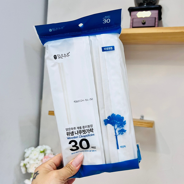 맑은하루 위생 나무젓가락 30P 맑은하루 위생 나무젓가락 30P