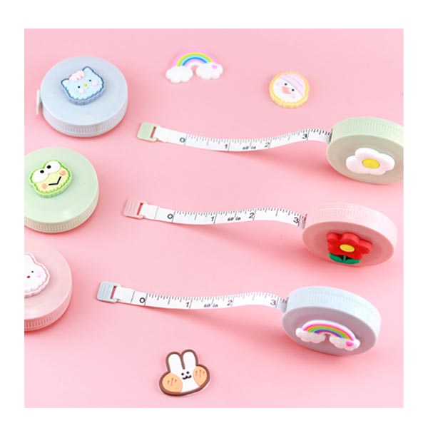 ABM캐릭터 디자인 줄자 150cm(색상랜덤)1p