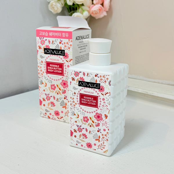 ★아데나루체 로즈블 시어버터 바디로션750ml