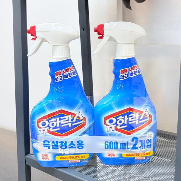 유한락스 욕실청소용 600ml_2입