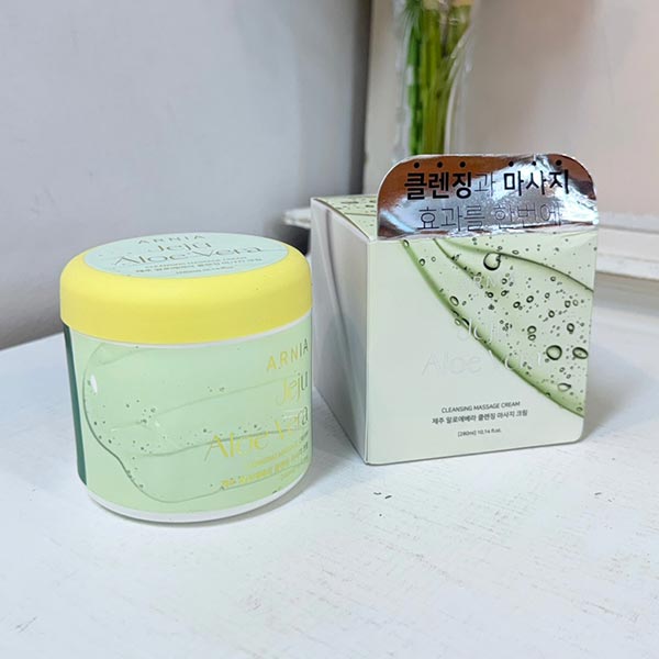 아르니아 제주 알로에베라 클렌징 마사지 크림280ml