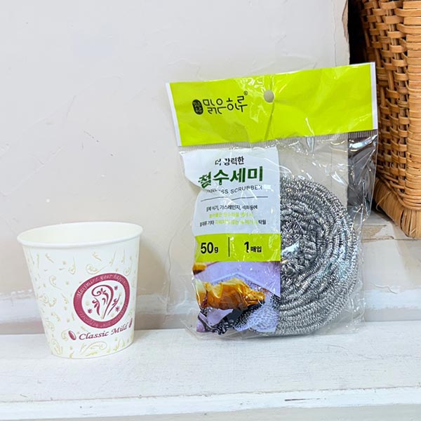 맑은하루 철수세미 (50g) 1매 맑은하루 철수세미 (50g) 1매