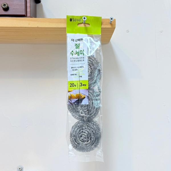 맑은하루 철수세미 (20g) 3매