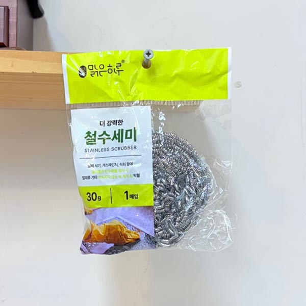맑은하루 철수세미 (30g) 1매
