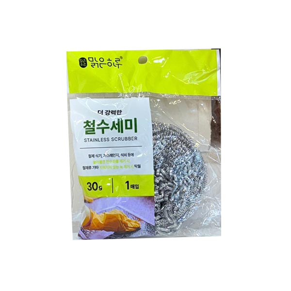 맑은하루 철수세미 (30g) 1매