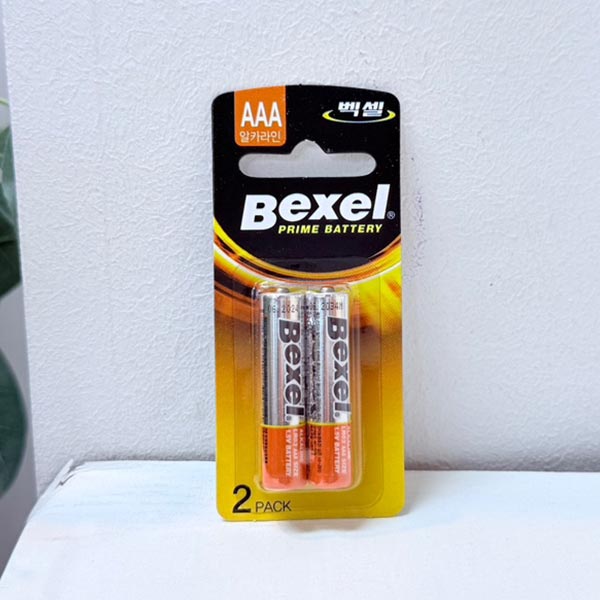 백셀 프라임 알칼라인AAA건전지 2p