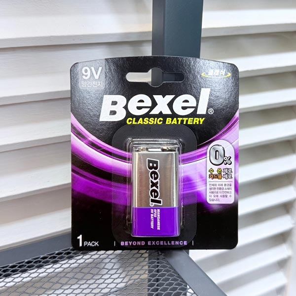 벡셀 건전지 망간 9V 1P