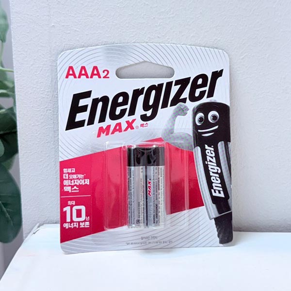에너자이저 맥스 알라라인AAA건전지 2p