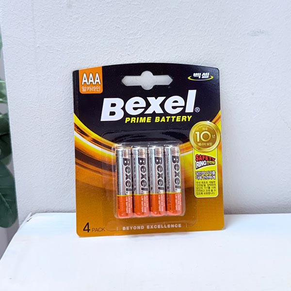 백셀 프라임 알칼라인AAA건전지 4p